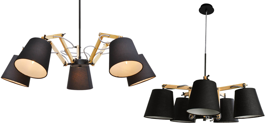 Люстра Woodland Pendant 5 Black Люстра Woodland Pendant 5 Black - Loft-Concept в Липецке
