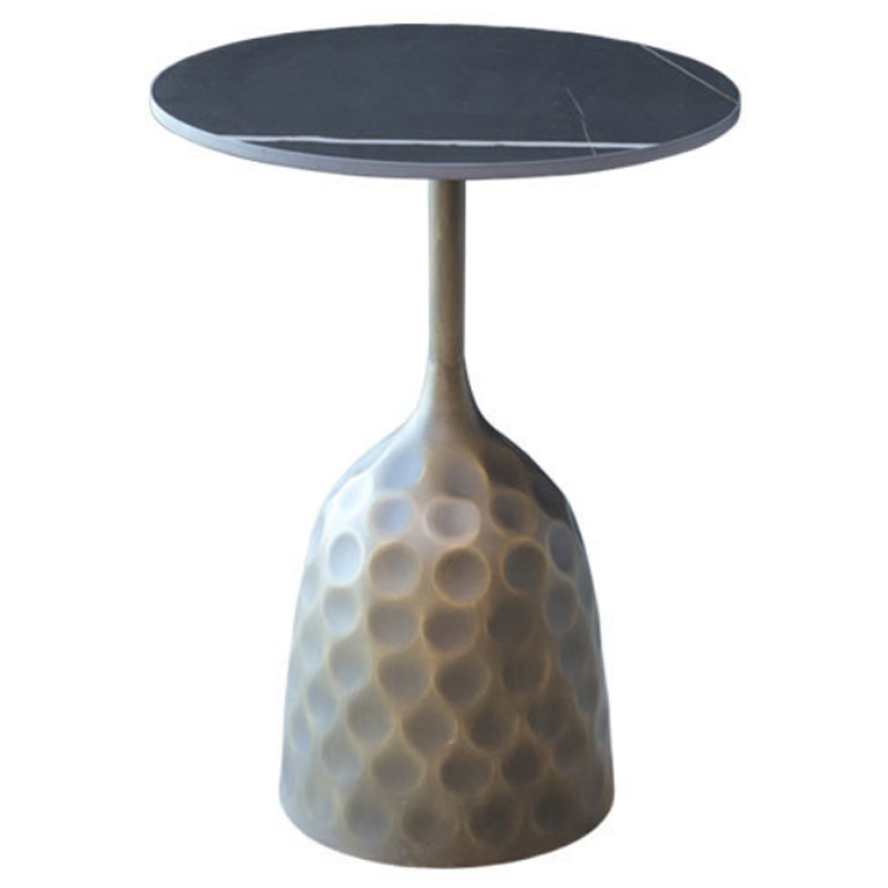 Приставной стол Cluster Surface Bronze Black Stone Side Table Античная Бронза Черный Приставной стол Cluster Surface Bronze Black Stone Side Table Античная Бронза Черный в Липецке | Loft Concept