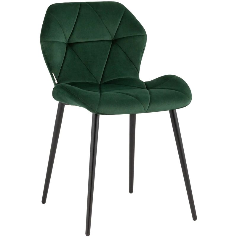 Стул Jeroen Chair II Зеленый Велюр Зеленый Черный Стул Jeroen Chair II Зеленый Велюр Зеленый Черный в Липецке | Loft Concept