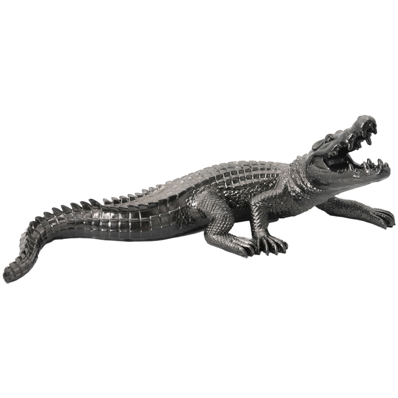 Статуэтка Crocodile Gray Серый (Gray) Статуэтка Crocodile Gray Серый (Gray) в Липецке | Loft Concept