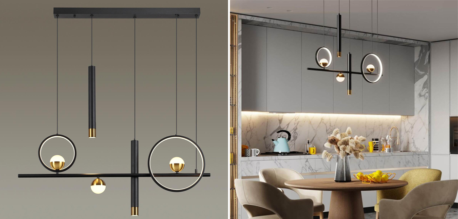 Люстра Scales Черная Люстра Scales Черная - Loft-Concept в Липецке
