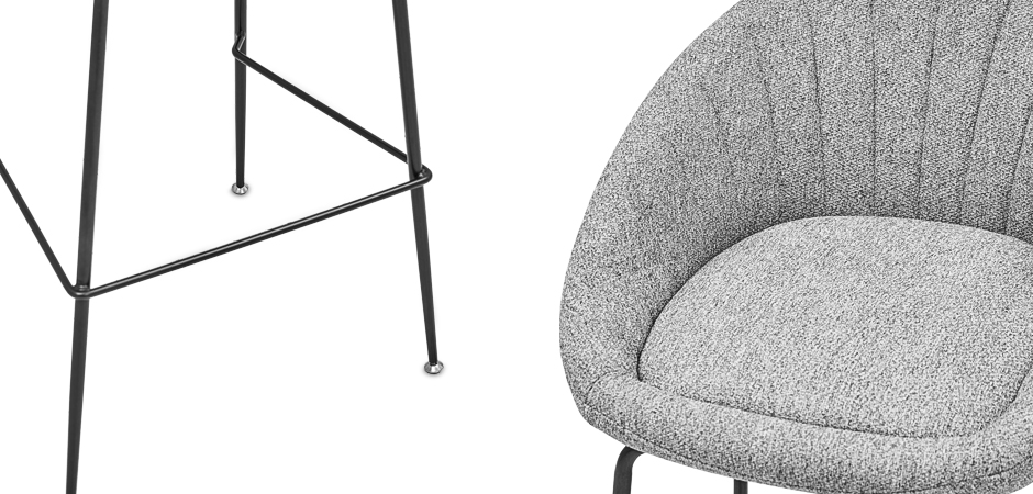 Барный стул Alberto Bar Stool Gray Барный стул Alberto Bar Stool Gray - Loft-Concept в Липецке