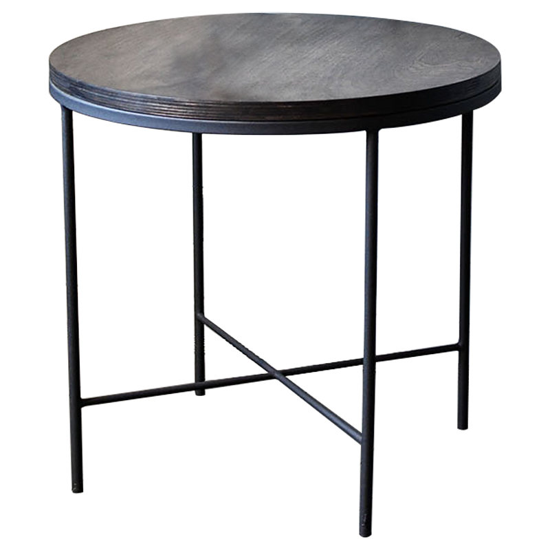 Кофейный стол Nava Industrial Metal Rust Coffee Table Коричневый Черный Кофейный стол Nava Industrial Metal Rust Coffee Table Коричневый Черный в Липецке | Loft Concept