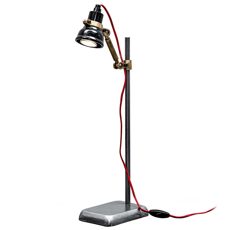 Настольная лампа Celsi Loft Table lamp Серый Латунь Настольная лампа Celsi Loft Table lamp Серый Латунь в Липецке | Loft Concept