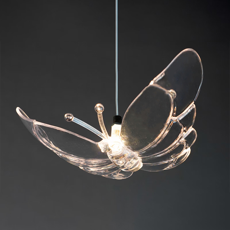 Butterfly Double Pendant Lamp E Прозрачный Butterfly Double Pendant Lamp E Прозрачный в Липецке | Loft Concept