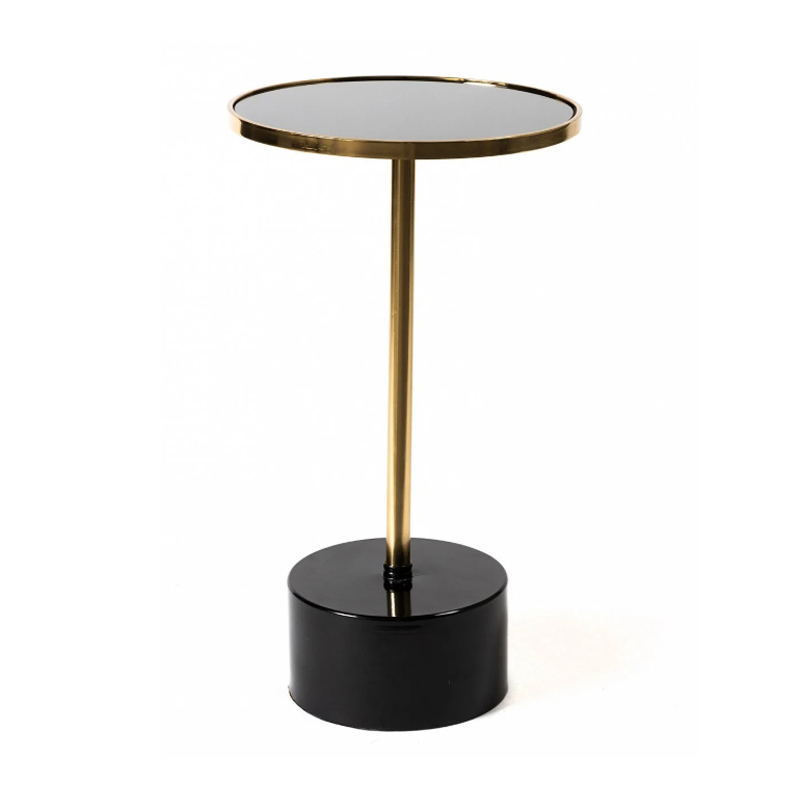 Приставной стол Single-Legged Table round Черный Приставной стол Single-Legged Table round Черный в Липецке | Loft Concept