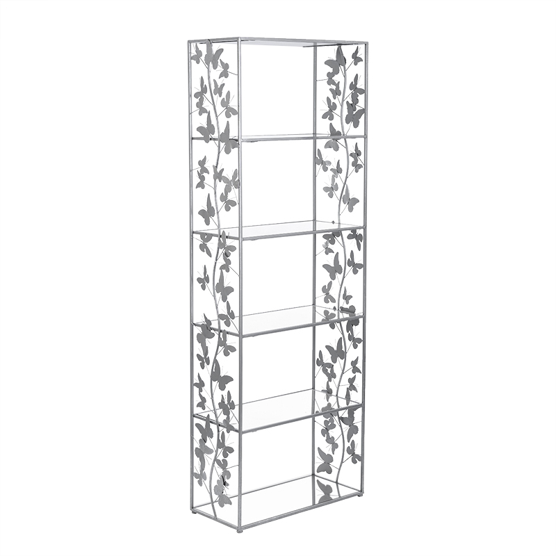 Стеллаж Silver Butterfly Wide Серебряный Стеллаж Silver Butterfly Wide Серебряный в Липецке | Loft Concept