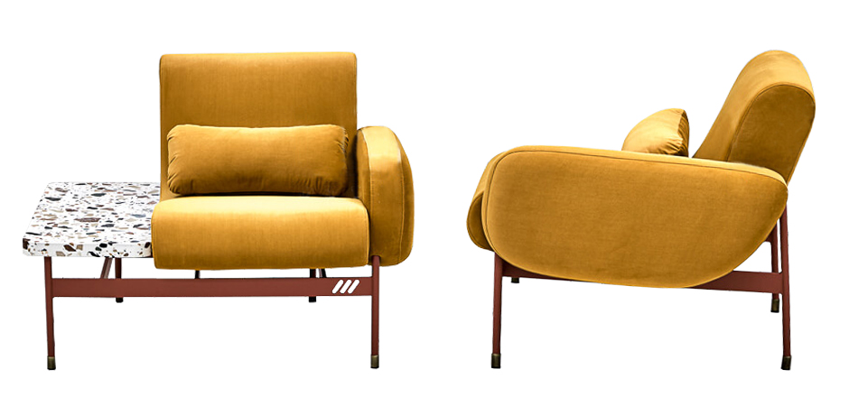 Кресло Mustard and Terrazzo Chair Кресло Mustard and Terrazzo Chair - Loft-Concept в Липецке