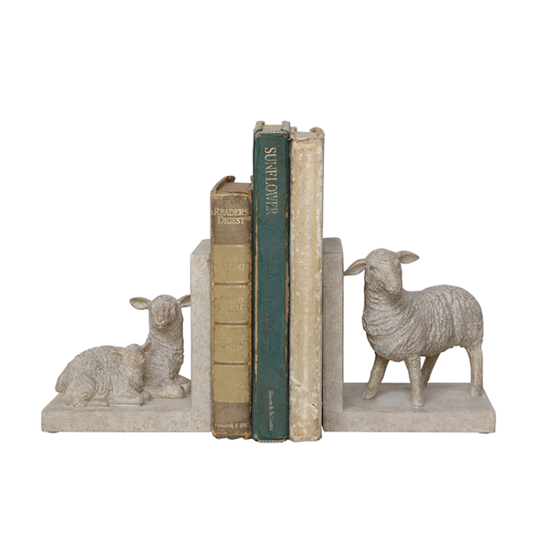 Держатель для книг Decor Sheep Белый бетон Держатель для книг Decor Sheep Белый бетон в Липецке | Loft Concept