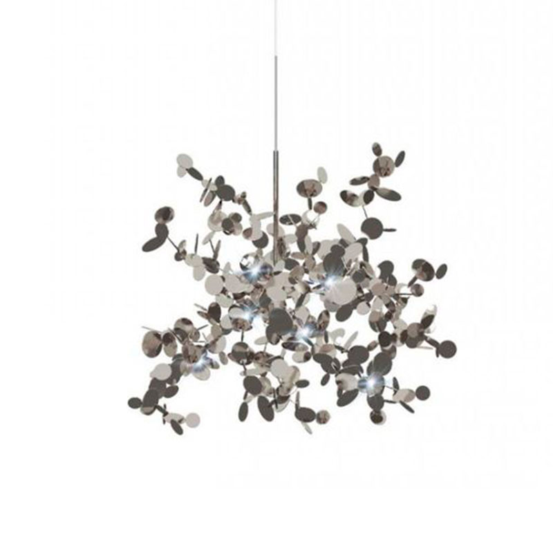 Люстра Terzani Argent Suspension Silver Pendant lamp диаметр 40 Серебряный Люстра Terzani Argent Suspension Silver Pendant lamp диаметр 40 Серебряный в Липецке | Loft Concept