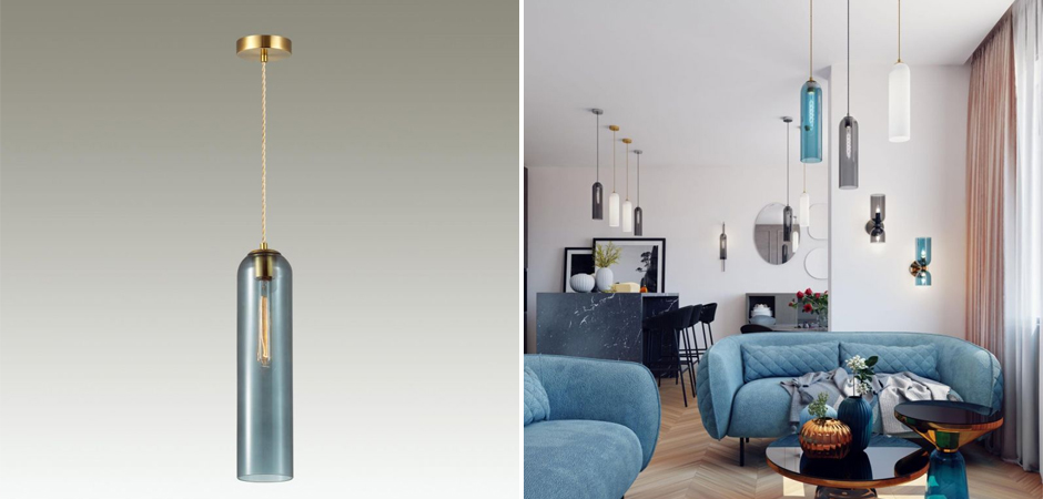 Подвесной Светильник Articolo Синий Подвесной Светильник Articolo Синий - Loft-Concept в Липецке