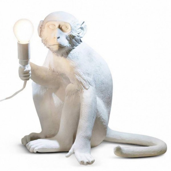 Настольная лампа Seletti Monkey Lamp Sitting Version Настольная лампа Seletti Monkey Lamp Sitting Version в Липецке | Loft Concept