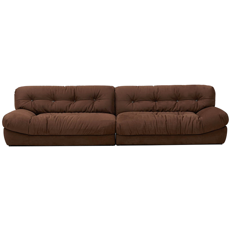 Диван коричневый Harlan Sofa Brown Коричневый Диван коричневый Harlan Sofa Brown Коричневый в Липецке | Loft Concept
