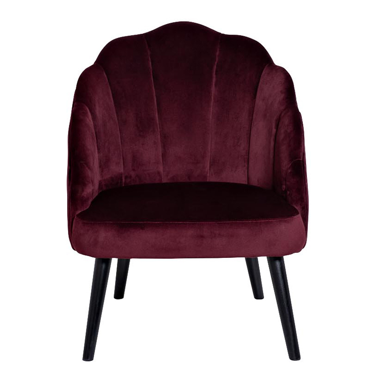 Кресло FolioFlower Armchair burgundy Бургундский красный Черный Кресло FolioFlower Armchair burgundy Бургундский красный Черный в Липецке | Loft Concept