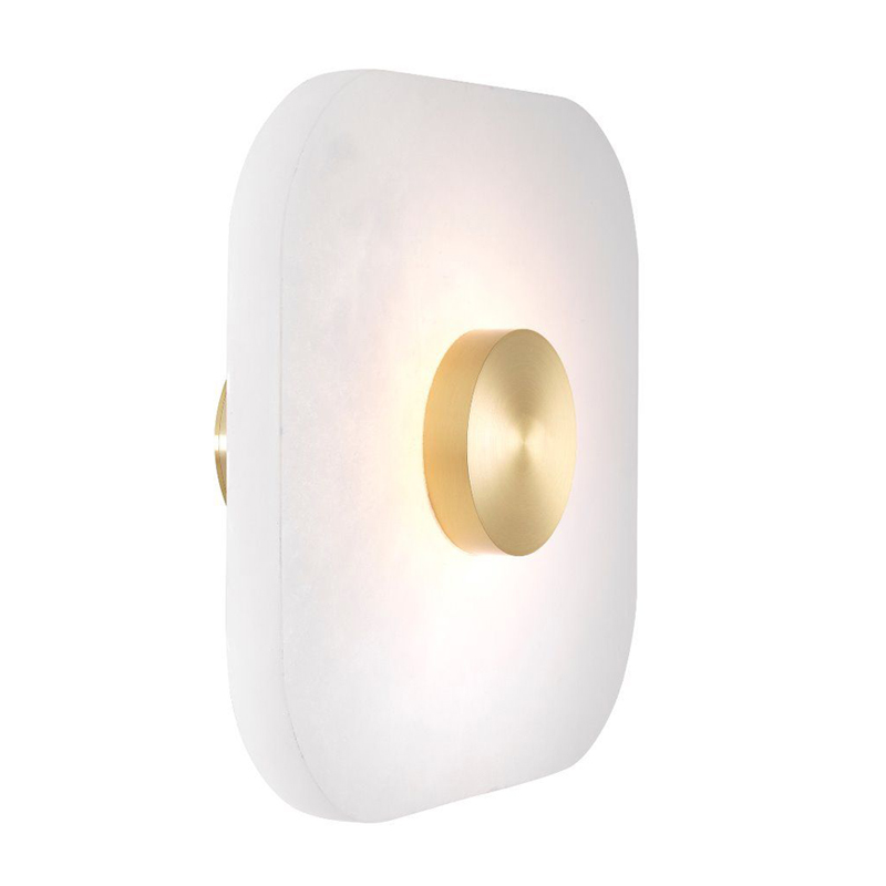 Бра Eichholtz Wall Lamp Aguaron S Латунь Белый Бра Eichholtz Wall Lamp Aguaron S Латунь Белый в Липецке | Loft Concept