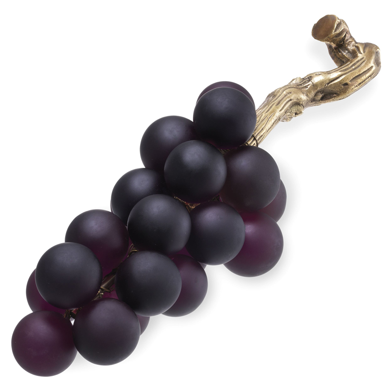 Аксессуар Eichholtz Object french grapes Purple Пурпурно-фиолетовый Винтажная латунь Аксессуар Eichholtz Object french grapes Purple Пурпурно-фиолетовый Винтажная латунь в Липецке | Loft Concept