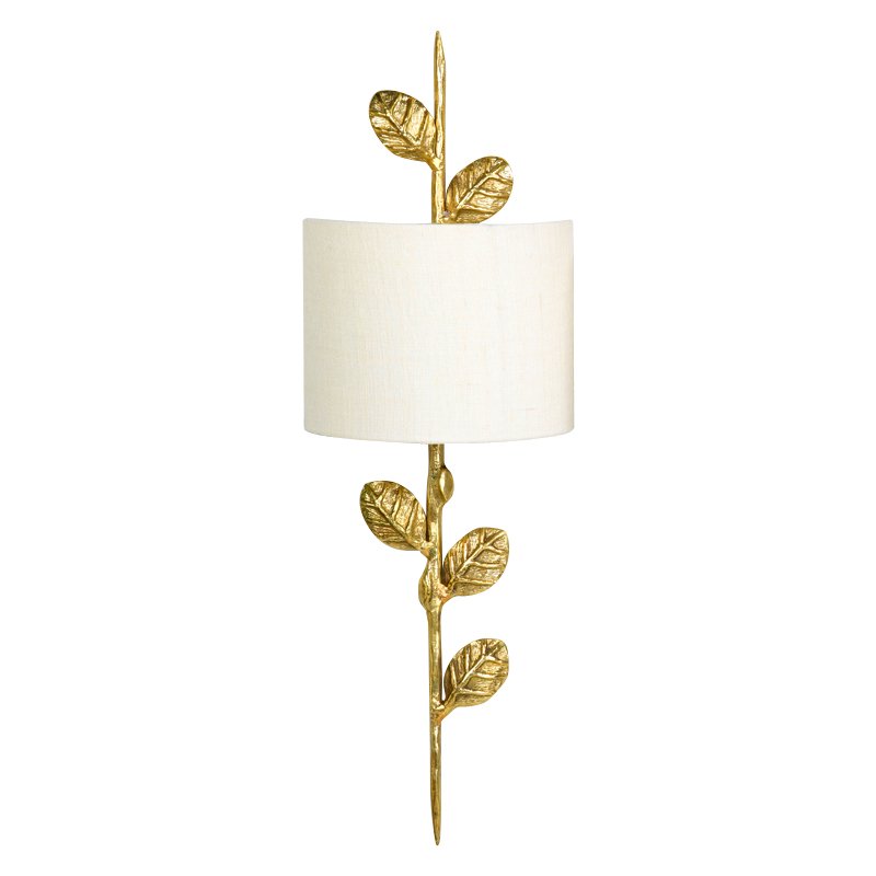 Бра Branch with Leaves Sconces Золотой Белый Бра Branch with Leaves Sconces Золотой Белый в Липецке | Loft Concept
