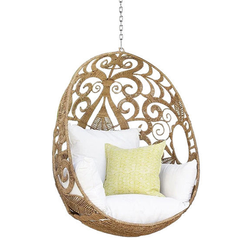 Подвесное плетеное кресло Azure Hanging Chair Бежевый Древесина Подвесное плетеное кресло Azure Hanging Chair Бежевый Древесина в Липецке | Loft Concept
