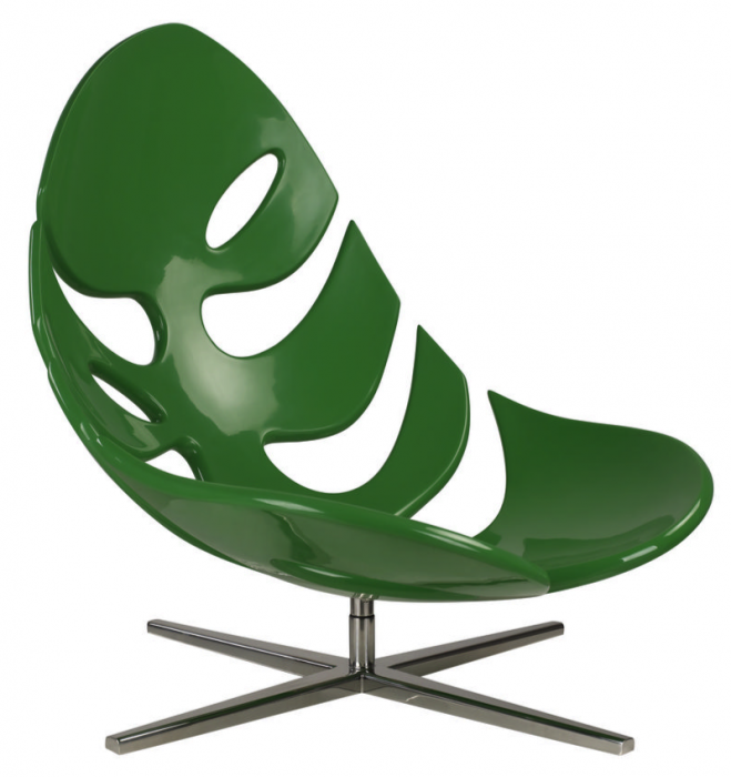 Кресло Monstera lounge chair Черный Зеленый Белый Кресло Monstera lounge chair Черный Зеленый Белый в Липецке | Loft Concept