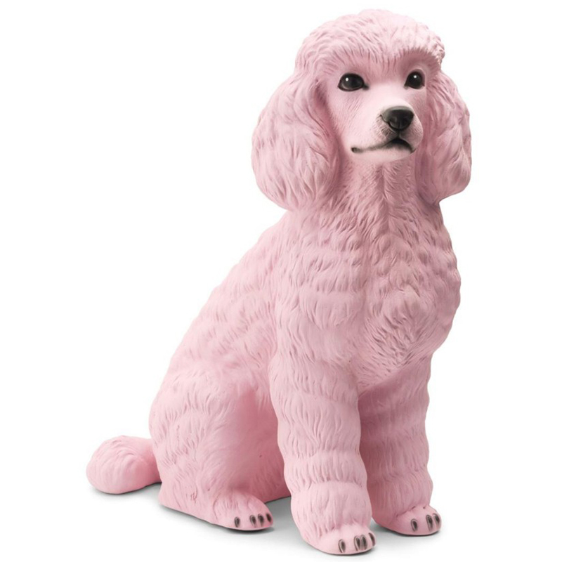 Статуэтка Abhika Poodle Bisc. Pink Розовый Статуэтка Abhika Poodle Bisc. Pink Розовый в Липецке | Loft Concept