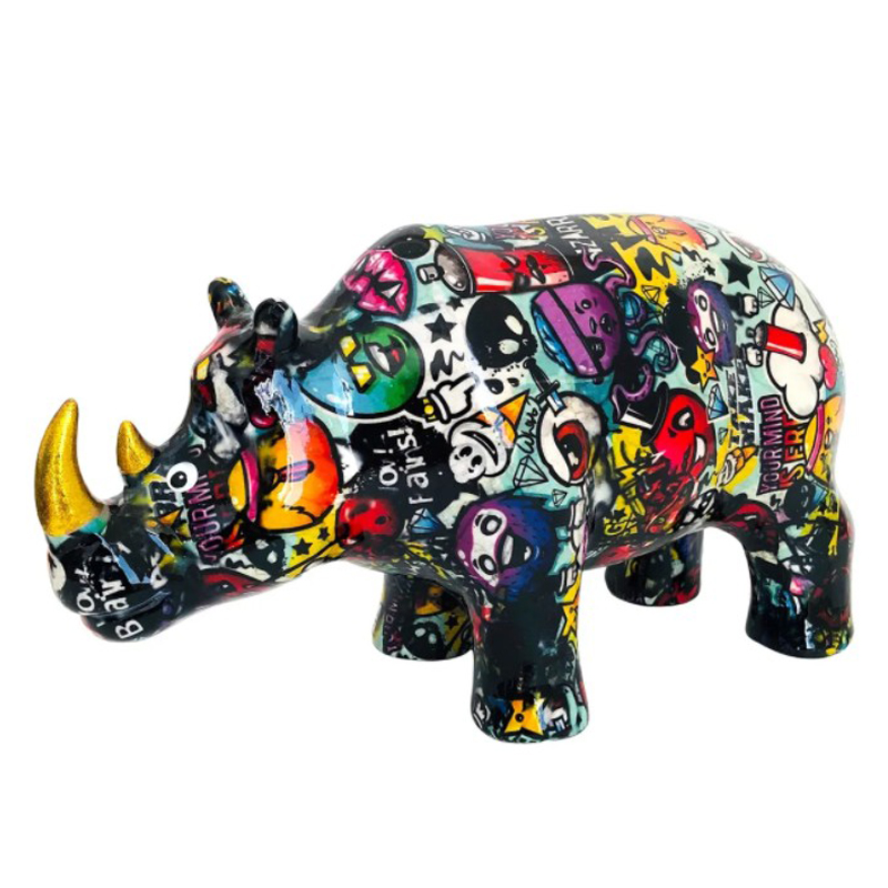 Статуэтка Graffiti Rhinoceros Мульти Статуэтка Graffiti Rhinoceros Мульти в Липецке | Loft Concept