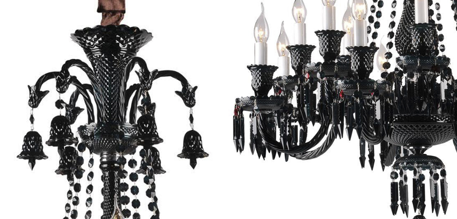 Люстра BACCARAT Zenith Midnight Chandelier 18 Люстра BACCARAT Zenith Midnight Chandelier 18 - Loft-Concept в Липецке