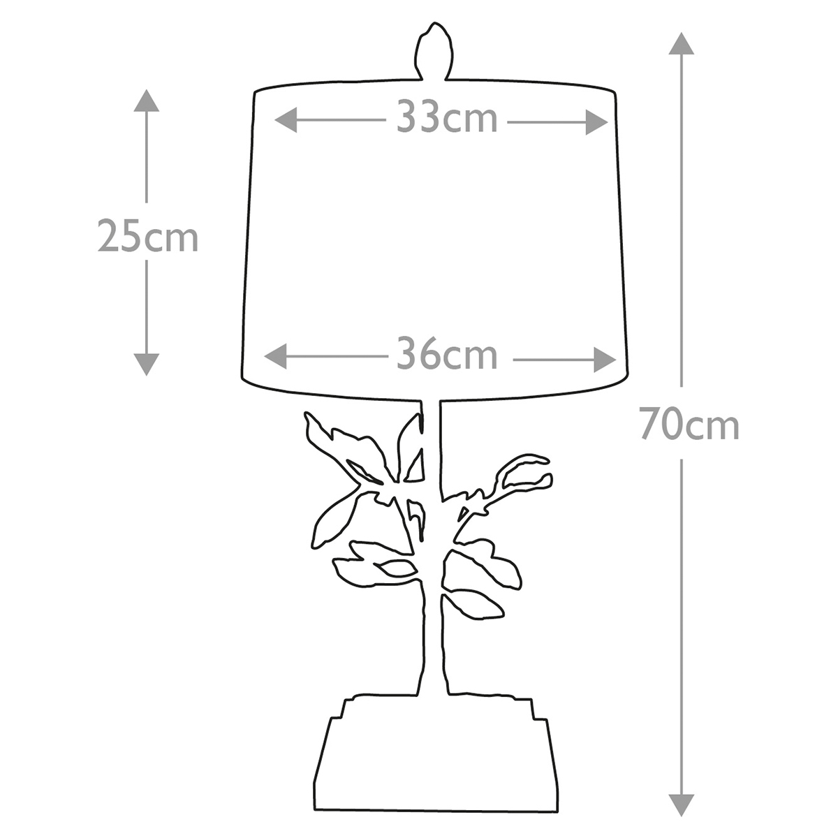 Настольная лампа с кремовым льняным цилиндрическим абажуром и ножкой в форме золотистой ветки Gilded Nola в Липецке