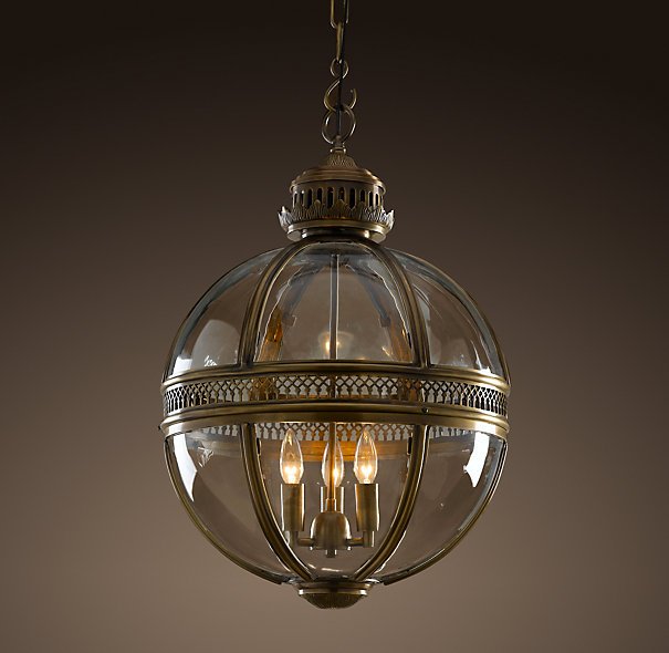 Люстра Sphere Old Roman Chandelier Латунь Античная полированная Люстра Sphere Old Roman Chandelier Латунь Античная полированная в Липецке | Loft Concept