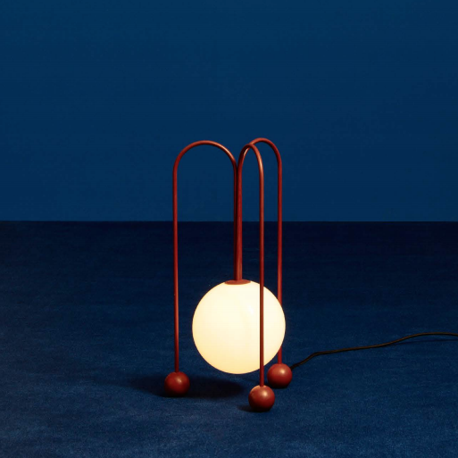 Настольная лампа Michael Anastassiades Fontana Amorosa Bell Красный Белый Настольная лампа Michael Anastassiades Fontana Amorosa Bell Красный Белый в Липецке | Loft Concept
