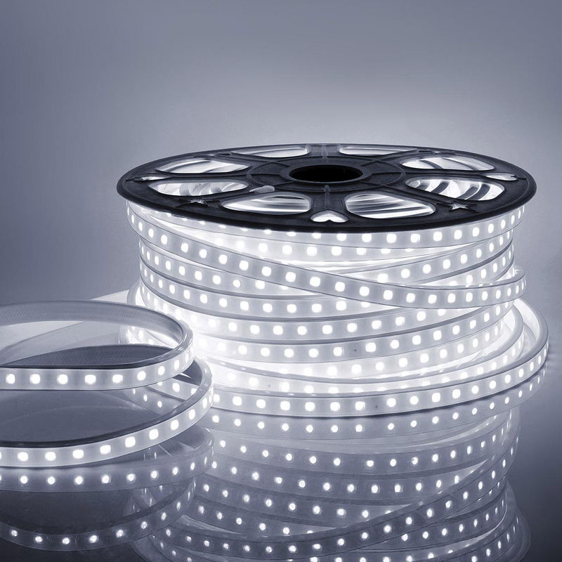 Светодиодная влагозащищенная лента 6W/m 60LED/m 2835SMD холодный белый 50M Белый Светодиодная влагозащищенная лента 6W/m 60LED/m 2835SMD холодный белый 50M Белый в Липецке | Loft Concept