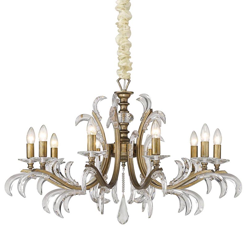 Люстра Blenden Chandelier 100 Серебряный Люстра Blenden Chandelier 100 Серебряный в Липецке | Loft Concept