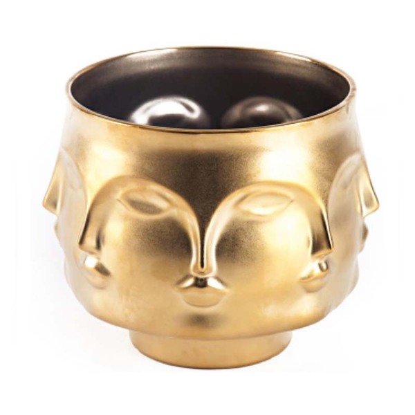 Ваза JONATHAN ADLER DORA MAAR BOWL GOLD Золотой Ваза JONATHAN ADLER DORA MAAR BOWL GOLD Золотой в Липецке | Loft Concept