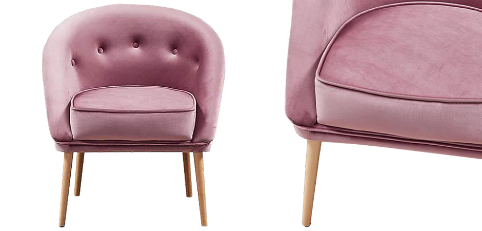 Кресло Gwyn Chair pink Кресло Gwyn Chair pink - Loft-Concept в Липецке