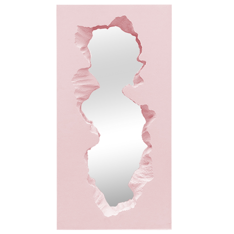 Зеркало Broken Stone Mirror Розовый цвет Розовый Зеркало Зеркало Broken Stone Mirror Розовый цвет Розовый Зеркало в Липецке | Loft Concept