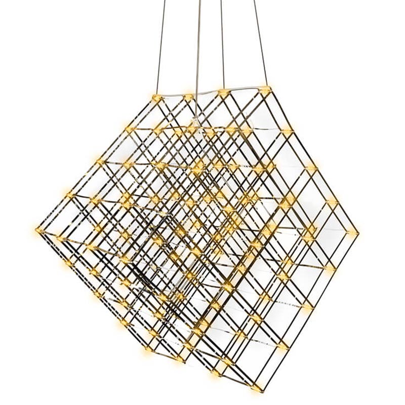 Люстра Moooi Tesseract Yellow lamp L Хром Люстра Moooi Tesseract Yellow lamp L Хром в Липецке | Loft Concept