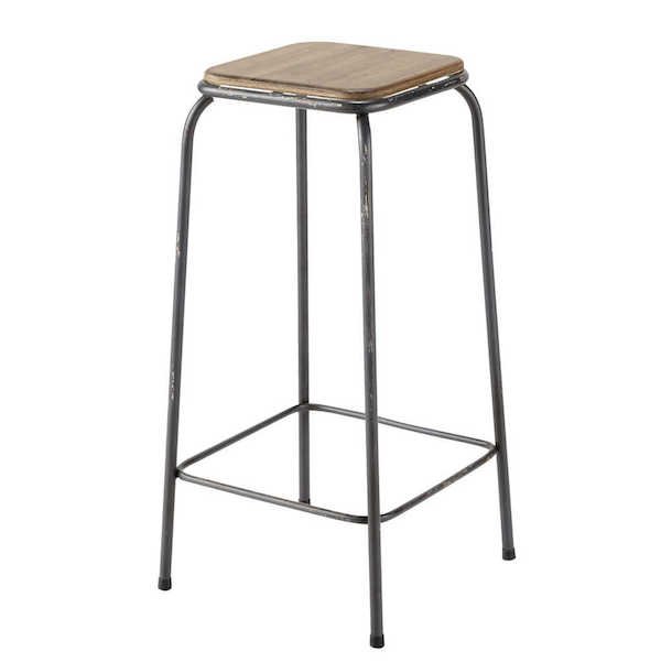 Барный стул Industrial Metal Rust Kraft Barstool Коричневый Сталь Барный стул Industrial Metal Rust Kraft Barstool Коричневый Сталь в Липецке | Loft Concept