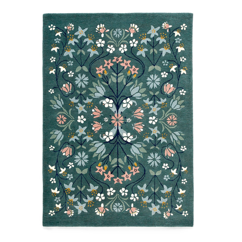 Ковер Floral Pattern 100% шерсть Мульти Ковер Floral Pattern 100% шерсть Мульти в Липецке | Loft Concept