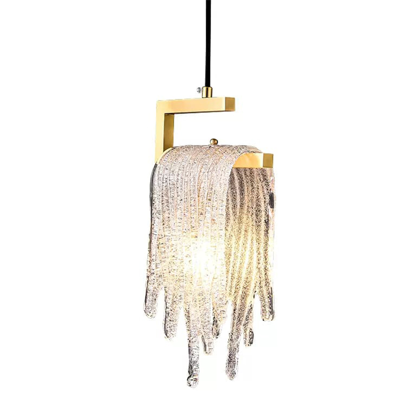 Подвесной светильник Fused Glass Hanging lamp Золотой Подвесной светильник Fused Glass Hanging lamp Золотой в Липецке | Loft Concept