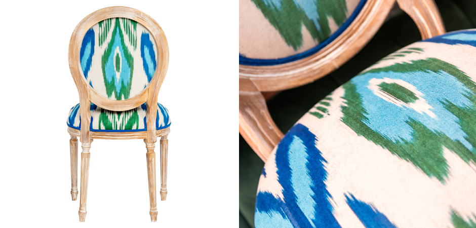 Мягкий стул с узором Ikat Pattern Мягкий стул с узором Ikat Pattern - Loft-Concept в Липецке