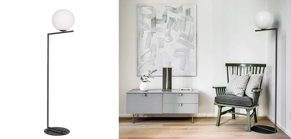 Торшер Flos IC Lights F Black Торшер Flos IC Lights F Black - Loft-Concept в Липецке