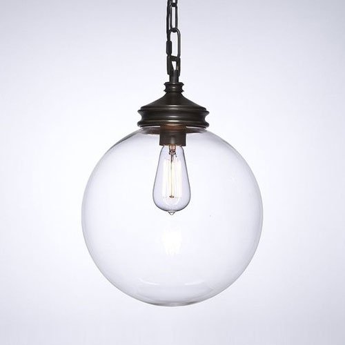 Подвесной светильник Loft Glass Sphere Искусственная бурая ржавчина Черный Подвесной светильник Loft Glass Sphere Искусственная бурая ржавчина Черный в Липецке | Loft Concept