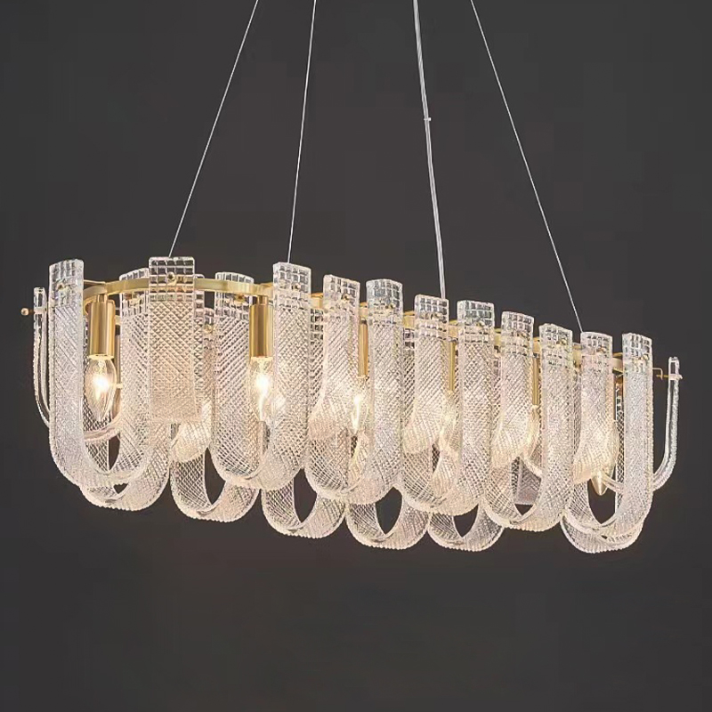 Линейная Люстра Prudence Textured Glass Chandelier A Золотой Прозрачное Стекло Линейная Люстра Prudence Textured Glass Chandelier A Золотой Прозрачное Стекло в Липецке | Loft Concept