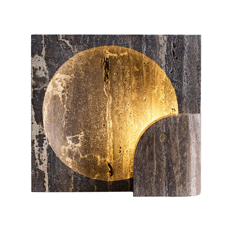 Настольная лампа Block Sconce - Stone Серый Настольная лампа Block Sconce - Stone Серый в Липецке | Loft Concept