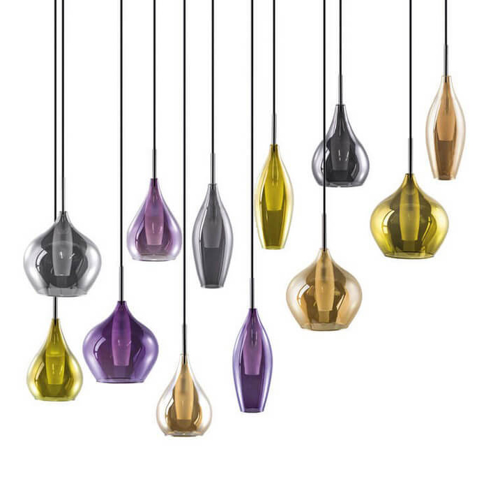 Люстра Candiano Multicolor 12 Light Мульти Хром Люстра Candiano Multicolor 12 Light Мульти Хром в Липецке | Loft Concept