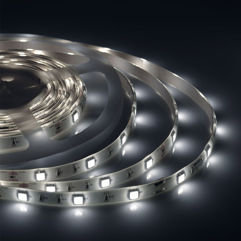 Светодиодная влагозащищенная лента 7,2W/m 30LED/m 5050SMD холодный белый 5M Белый Светодиодная влагозащищенная лента 7,2W/m 30LED/m 5050SMD холодный белый 5M Белый в Липецке | Loft Concept
