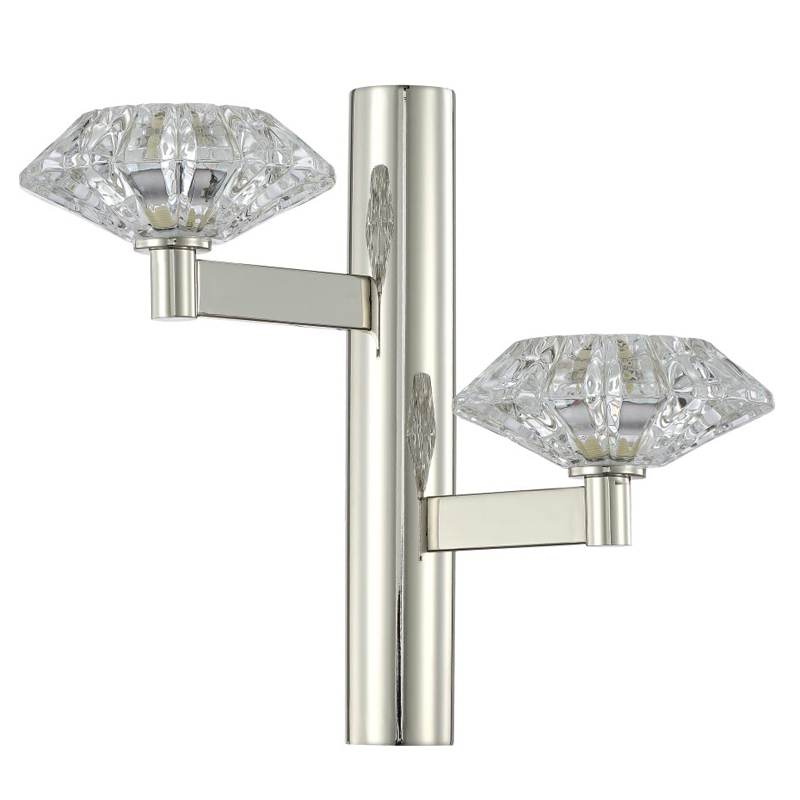 Бра Yerker Sconce nickel Никель Прозрачный Бра Yerker Sconce nickel Никель Прозрачный в Липецке | Loft Concept
