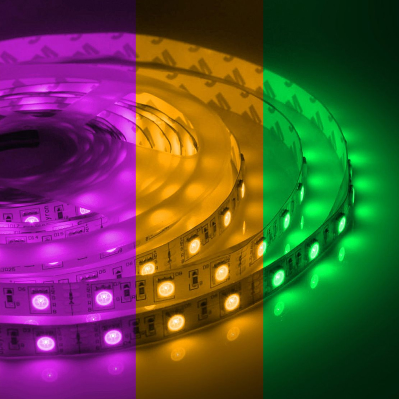 Светодиодная лента 7,2W/m 30LED/m 5050SMD разноцветная 3M Белый Светодиодная лента 7,2W/m 30LED/m 5050SMD разноцветная 3M Белый в Липецке | Loft Concept
