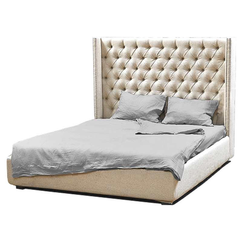 Кровать Lord Bed Beige Бежевый Кровать Lord Bed Beige Бежевый в Липецке | Loft Concept