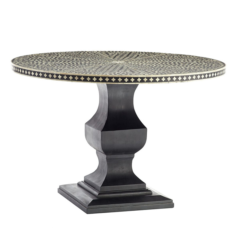 Barnsley Dining Table - Bernhardt Черно-белый Barnsley Dining Table - Bernhardt Черно-белый в Липецке | Loft Concept