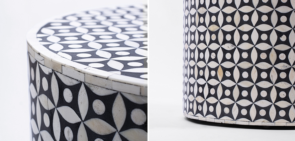 Табурет Inlaid Bone Geometry Табурет Inlaid Bone Geometry - Loft-Concept в Липецке